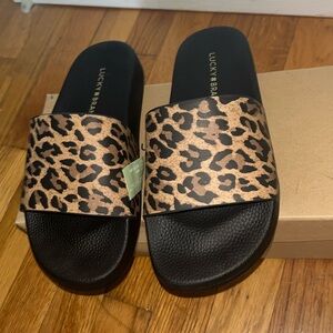 Leopard Lucky Brand Sandals